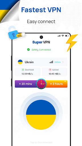 Ukraine VPN: Get Ukraine IP Screenshot1