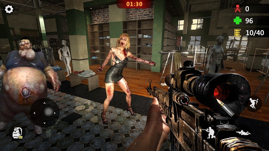 Zombie Trigger 3D Gun Shooter Mod Screenshot2