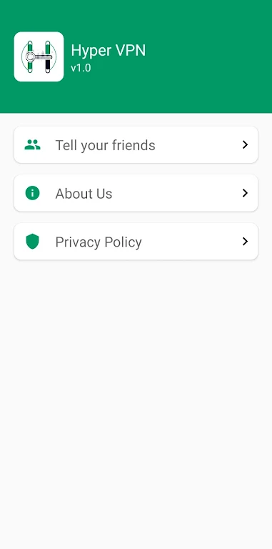 Hyper VPN - Green Connection Screenshot3