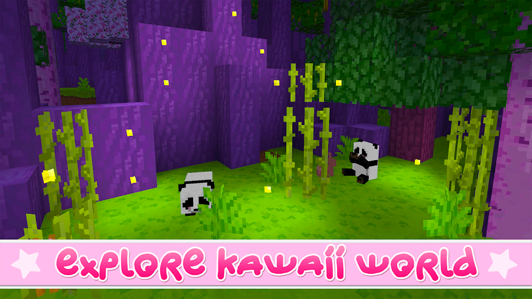 Kawaii World - Craft and Build Mod Screenshot3