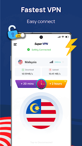 Malaysia VPN - Get Malaysia IP Screenshot1