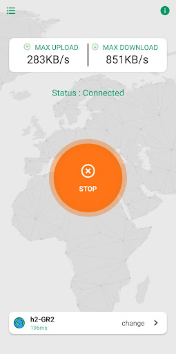 Hyper VPN - Green Connection Screenshot1