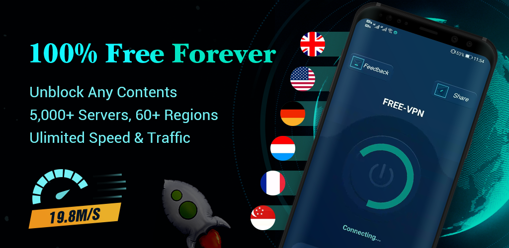 Star VPN - Fast, Secure, Free, Unlimited, Stable Screenshot1