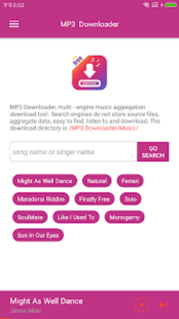 MP3 Music Downloader Screenshot1