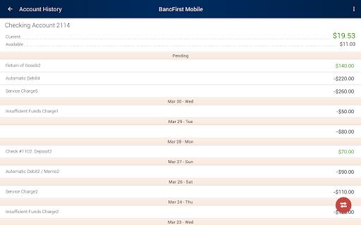 BancFirst Mobile Banking Screenshot3