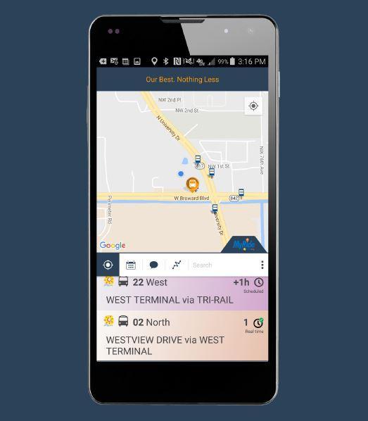MyRide Broward Screenshot1