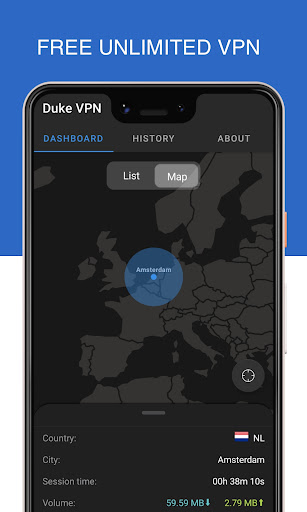 Duke VPN - Private Fast VPN Screenshot1