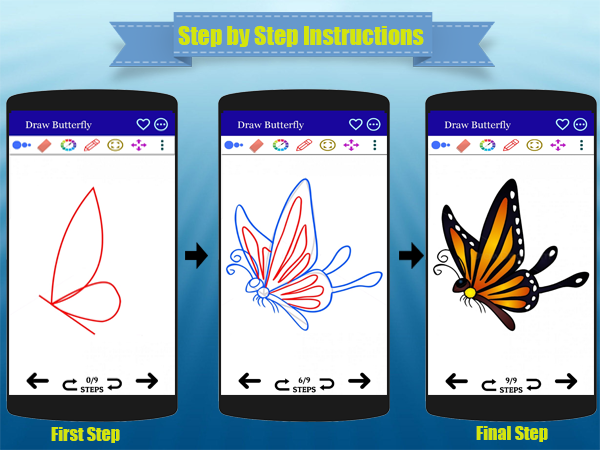 How to Draw an Easy Butterfly Screenshot3