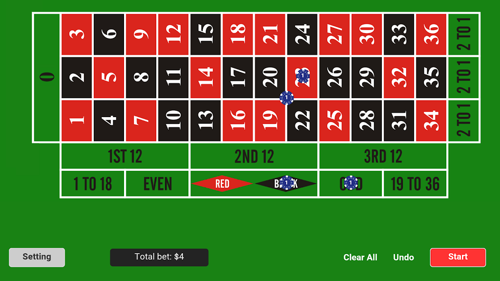 Roulette Simulator Screenshot1