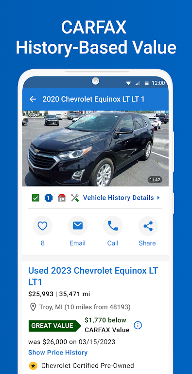 CARFAX - Shop New & Used Cars Screenshot4