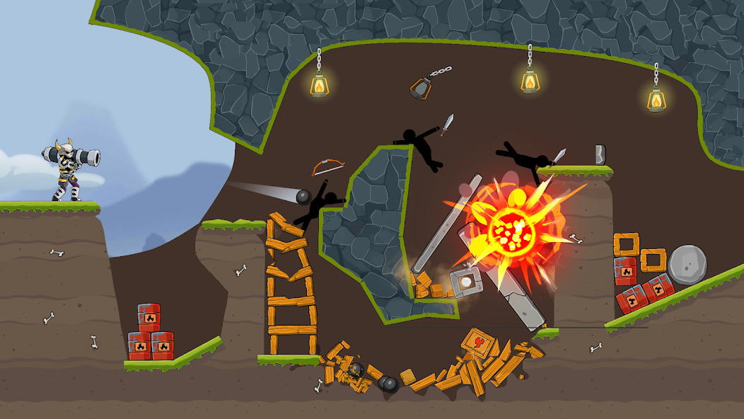 Boom Stick: Bazooka Puzzles Mod Screenshot4