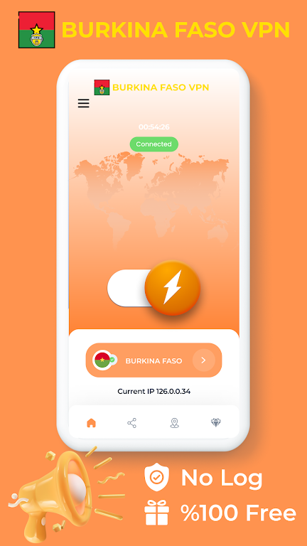 Burkina Faso VPN Private Proxy Screenshot1