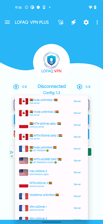 LOFAQ VPN Plus Screenshot3