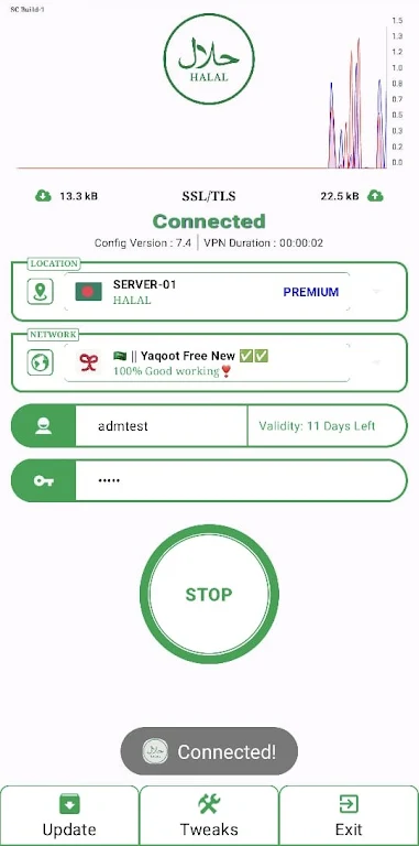 Halal - Internet Access VPN Screenshot4