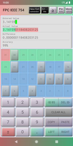 Floating Point Calculator IEEE Screenshot1