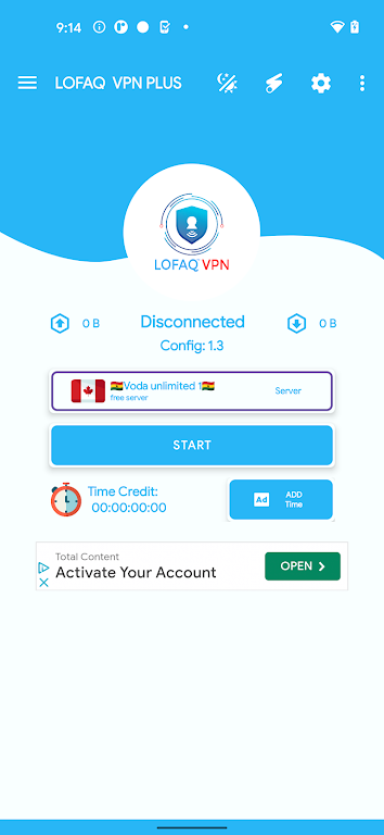 LOFAQ VPN Plus Screenshot1