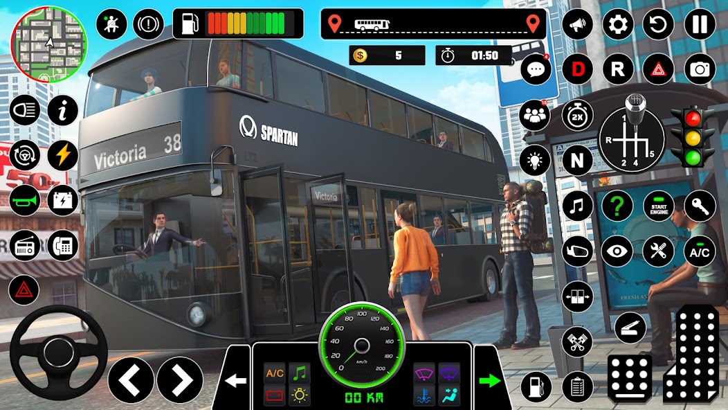 Bus Simulator : 3D Bus Games Mod Screenshot3