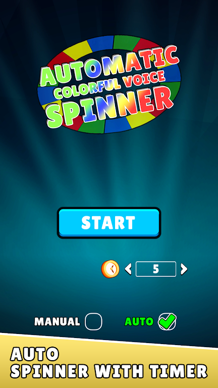 Auto Colorful Voice Spinner Screenshot1