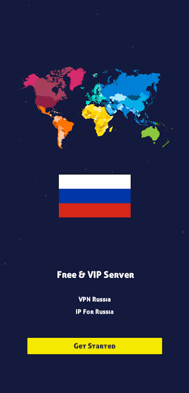 VPN Russia - IP for Russia Screenshot1