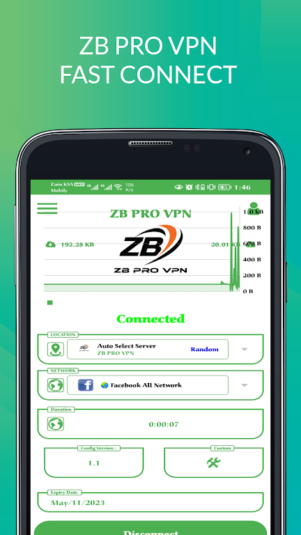 ZB PRO VPN Screenshot1