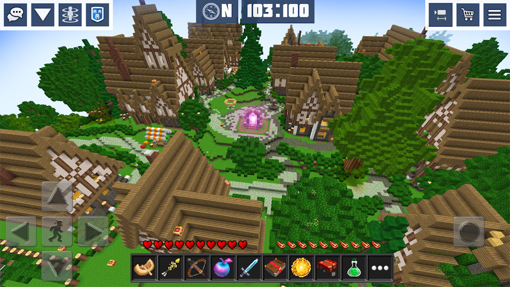 Mini Block Craft: Planet Craft Mod Screenshot2