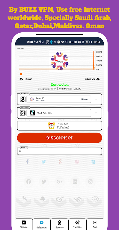 Buzz VPN- Unlimited Internet Screenshot2