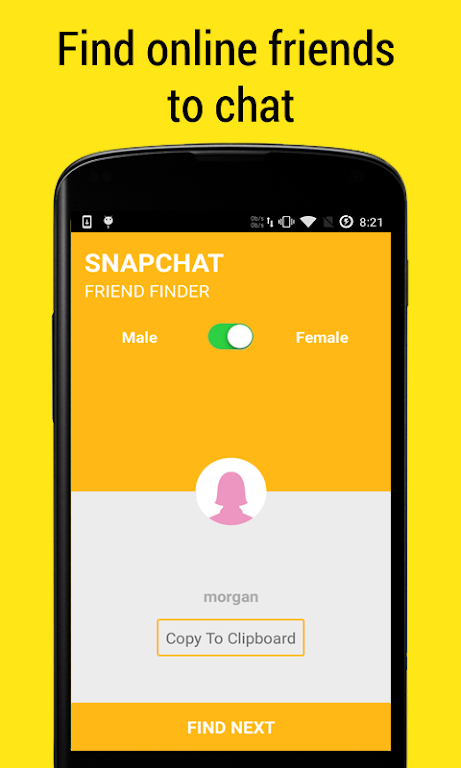 Friend finder for Snapchat Screenshot1