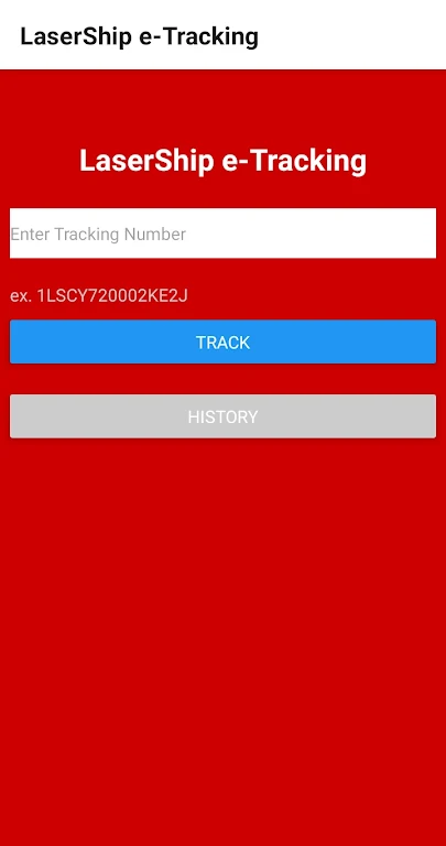 LaserShip e-Tracking Screenshot1