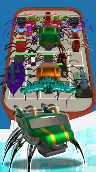 Spider Train Run: Merge Battle Mod Screenshot4