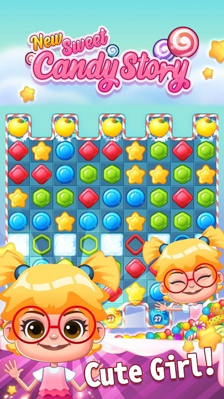 New Sweet Candy Story: Puzzle Screenshot2