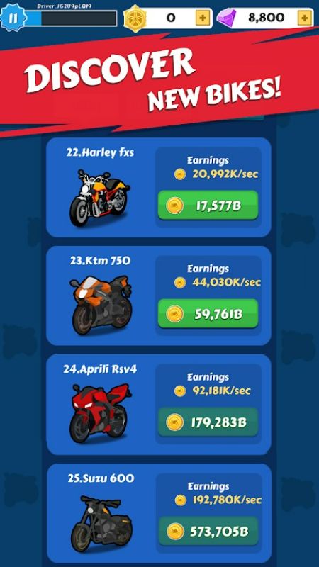 Merge Bike game Idle Tycoon Screenshot3