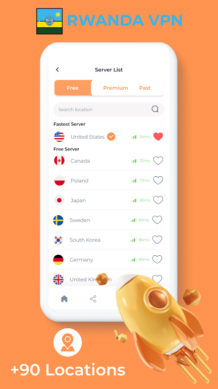 Rwanda VPN -Fast Private Proxy Screenshot3