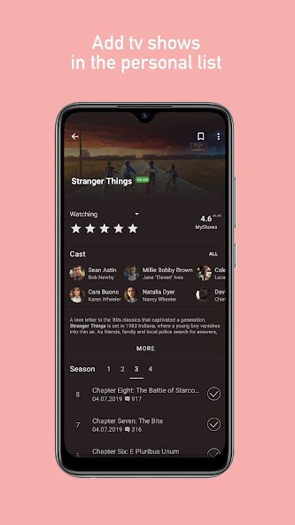 MyShows — TV Shows tracker Mod Screenshot3