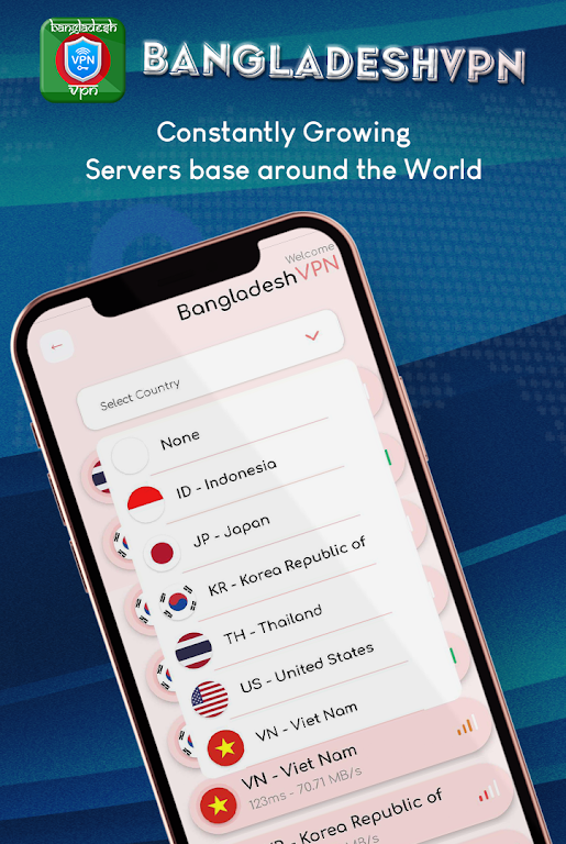 VPN Bangladesh - get ip VPN Screenshot3