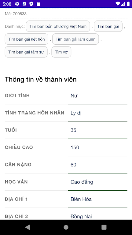 Ehenho.vn tìm bạn bốn phương Screenshot3