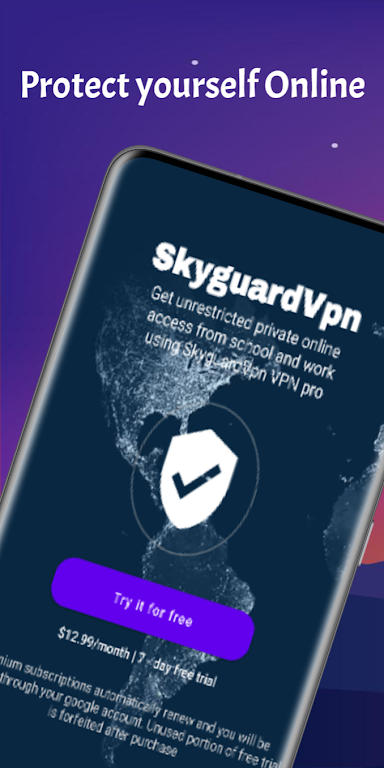 SkyGuardVPN - Secure VPN Proxy Screenshot1