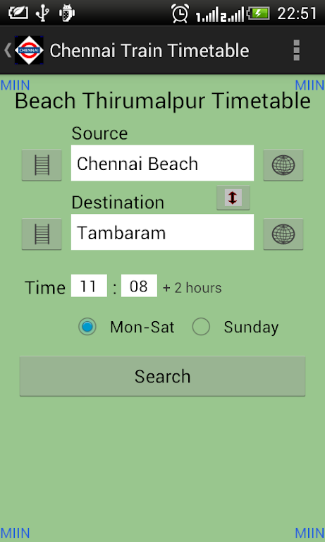 Chennai Local Train Timetable Mod Screenshot2