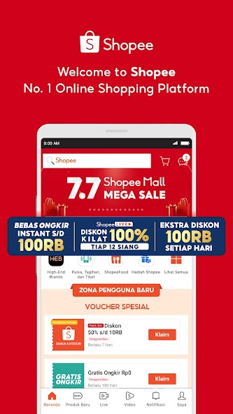 7.7 Shopee Mall Mod Screenshot1