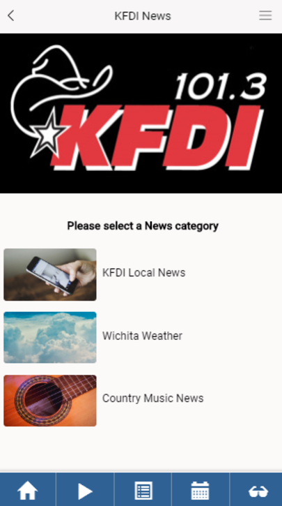 101.3 KFDI Wichita Screenshot2