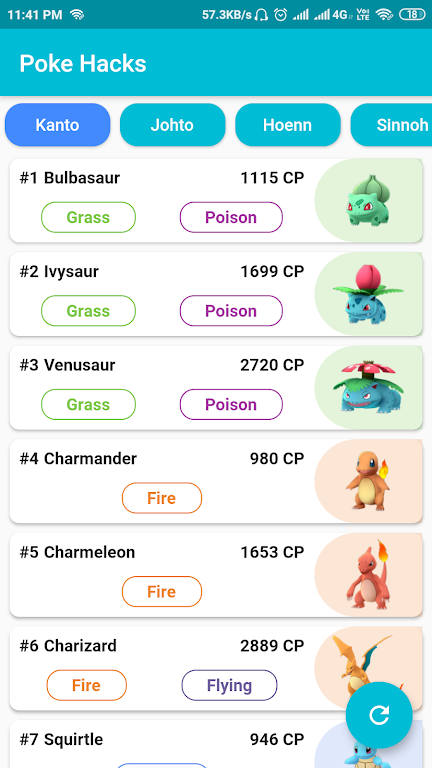 Poke Hacks - All in one Pokedex Screenshot1