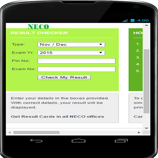 NECO Result Checker Screenshot3