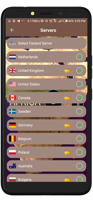 Africa VPN PRO - Unlimited VPN Screenshot3