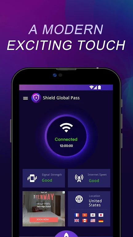 Shield Global Pass - VPN Proxy Screenshot2