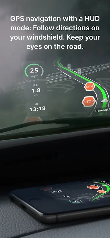 HUDWAY Go: Navigation with HUD Screenshot1