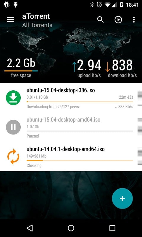 aTorrent Screenshot2