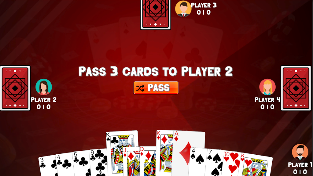 Hearts - Card Game of Strategy Screenshot1