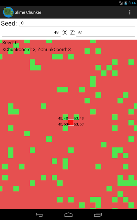 Slime Chunk Finder Screenshot3