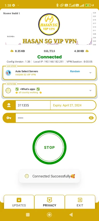 HASAN 5G VIP VPN Screenshot2
