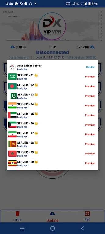 Dx Vip Vpn Fast & Secure Screenshot3