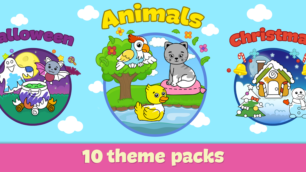 Kids Coloring & Drawing Games Mod Screenshot4